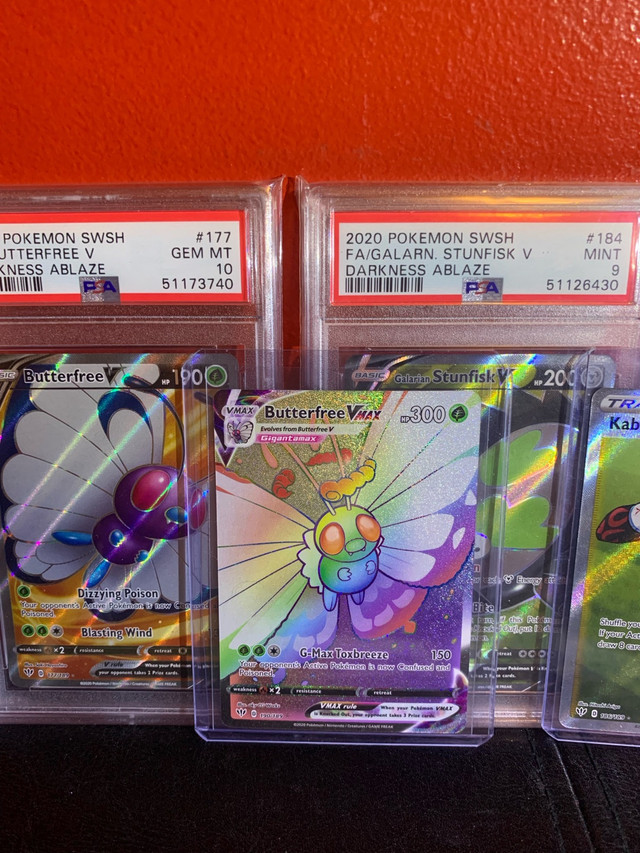 Psa10  darkness ablaze card set and vmax plus much more   in Arts & Collectibles in St. Albert