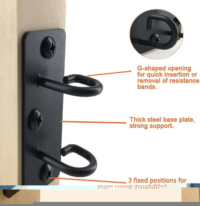Space Saving Wall Mount Clips for Resistance Bands Workout in Exercise Equipment in City of Toronto - Image 4