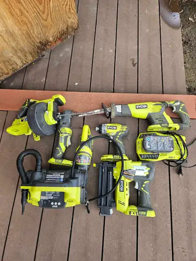 ryobi 18v tool set, View more