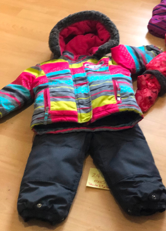 Habit de neige fille 24 mois peluche et tartine dans Vêtements - 18 à 24 mois  à Saguenay - Image 4