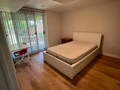 1 bedroom available in 3 bedroom Legal Basement Apartment, each with a private bathroom Basement has...