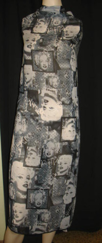 Marilyn Monroe Scarf 100% Polyester-Le-Chateau-48"x58"