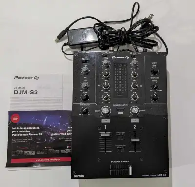 Pioneer DJ DJM-S3 Mixer (Serato DJ Pro Unlocked), View more