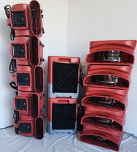 Red Package 12 Air Movers, & Dehumidifier