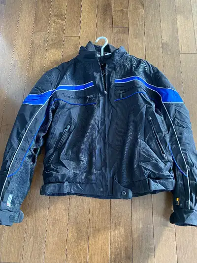 I am selling this Size Large Olympia Moto Sports Armoured Motorcycle Jacket for $125. It’s basically...