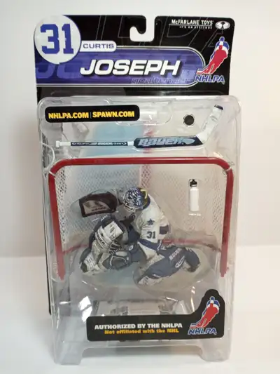 2000 Mcfarlane Toys Toronto Maple Leafs Curtis Joseph #31 Figure
