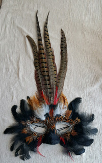 Vintage Feather Mask. 