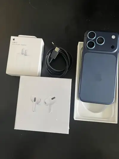 iPhone 17 Pro 1tb 100% batt *Pro Gen Pods/Adapter Pkg+Delivery*, View more