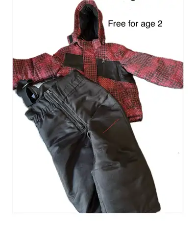 Car seat and winter jacket age2 for free
