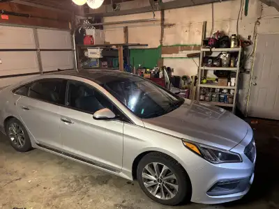 Selling my 2016 Hyundai Sonata, a reliable sedan with a 2.4L engine and automatic transmission, perf...