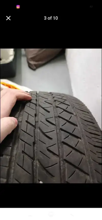 A set of 2021 all season run flat Bridgestone tires in perfect condition. 6mm of tread left. coming...