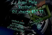 Liqui moly synthetic oil change 