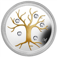 2014 $3 Jewel of Life - Pure Silver Coin