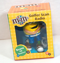 M&Ms Golfer Scan Radio