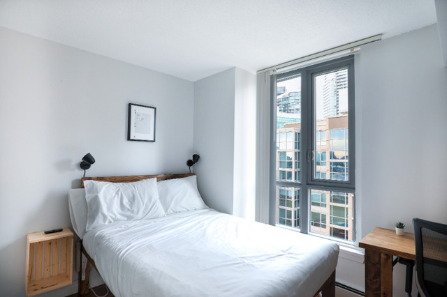 Fully Furnished Private Bedroom in Downtown | Utilities included in Room Rentals & Roommates in Vancouver