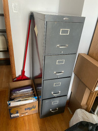 5 Assorted Filing Cabinets