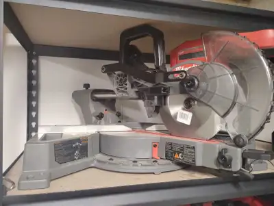Milwaukee 7 1/4 dual bevel compound sliding miter saw, View more