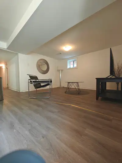 Move-in ready 2BR basement apartment with in-suite laundry and central AC. YOUR SUITE: - Private in-...