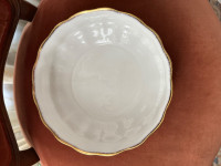 Queen Anne Summer Rose Large Serving Bowl Open Round 8.75”