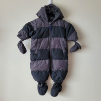 Gap Down Filled Baby Snowsuit One Piece Bunting Size 0-6 M