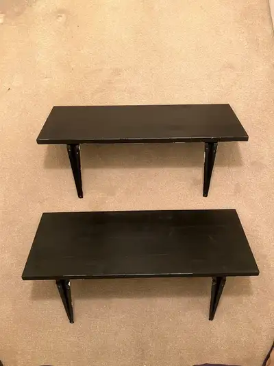 2 (12in x 30in) Wooden Floating Shelves, View more