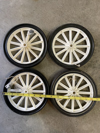 Plastic wheels 8.5” x 4