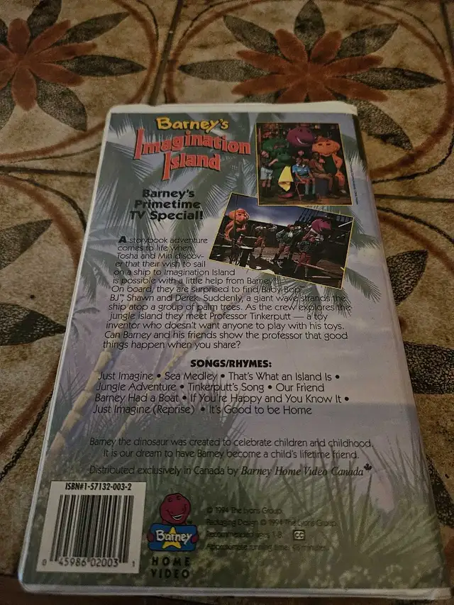 Barney's Imagination Island VHS in CDs, DVDs & Blu-ray in Sudbury - Image 3