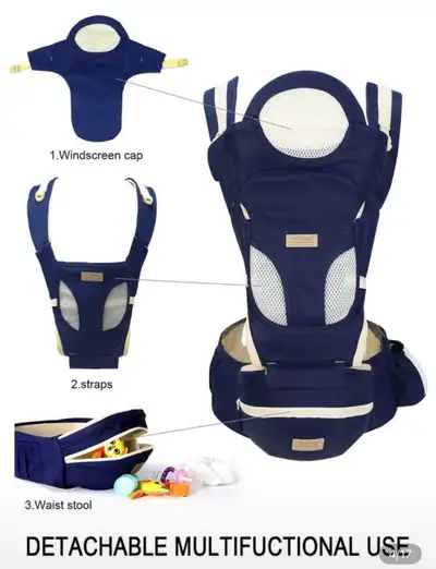 3-In-1 Baby Carrier Waist Stool, View more