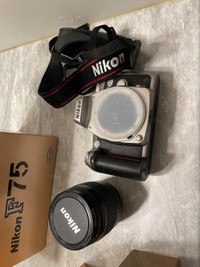 Nikon F75 with 28-80mm F3.3-5.6 lens
