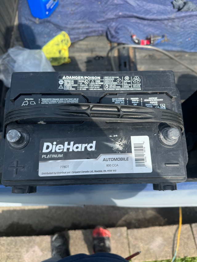 2 diehard platinum truck batteries for sale  in Other in Kitchener / Waterloo - Image 2