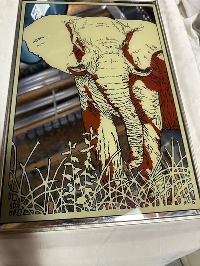 Vintage Elephant Mirror, View more