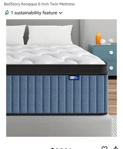 BedStory 6 Inch Twin Mattress Brand New, View more