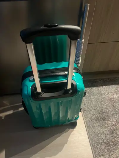 Teal Hard Shell Carry-On Suitcase, View more