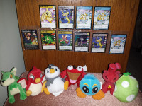 Neopets Plushies (2004) and Cards : Like NEW, Clean, SmokeFree