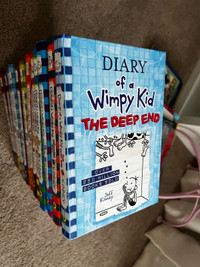 Diary of a Wimpy Kid - Books 1 - 15. Like New! $50 for set.