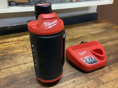 MILWAUKEE M12 PACKOUT BLUETOOTH JOBSITE SPEAKER KIT, View more