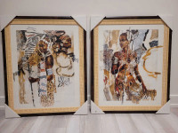 Framed African Tribal Artwork - NEW