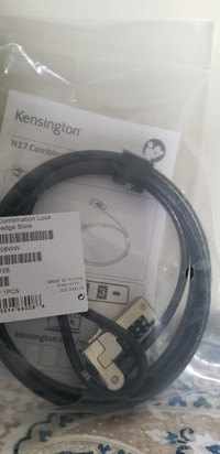 Kensington N17 Laptop Combination Cable Lock