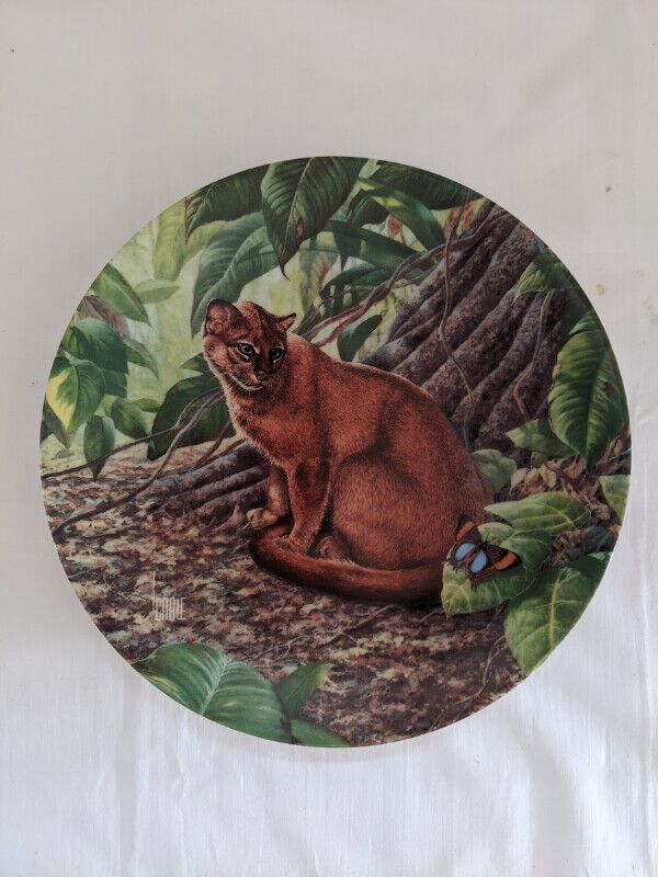 Vintage Collector Plates Lee Cable Great Cats of the Americas x6 in Arts & Collectibles in Oakville / Halton Region - Image 4