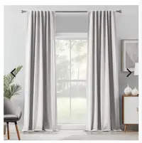 Custom curtains 80 x 60 inch - light gray 