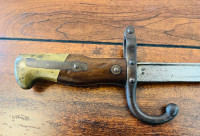Very Interesting Engraved Bayonet from 1878