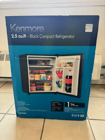 Kenmore 2.5 Cu-Ft Mini Fridge – Black, View more