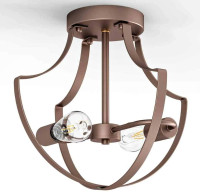 NEW! Don't Pay $189 Retail! Industrial Ceiling Light Fixture