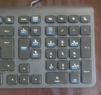 Hewlett-Packard Keyboard, full size w/ numeric pad
