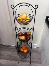 Kitchen  Floor Fruit / Vegetable Basket Holder 