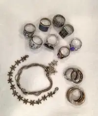 Sterling Silver .925 Lot of Jewelry