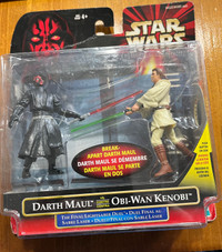 Star Wars Darth Maul vs Obi-Wan Kenobi Final Lightsaber duel