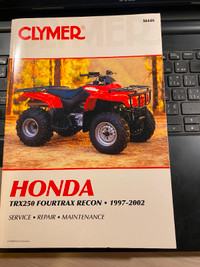 Honda TRX250 Fourtrax 1997 - 2002 manual