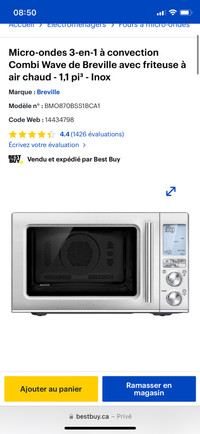 Breville microwave airfryer 3 in 1