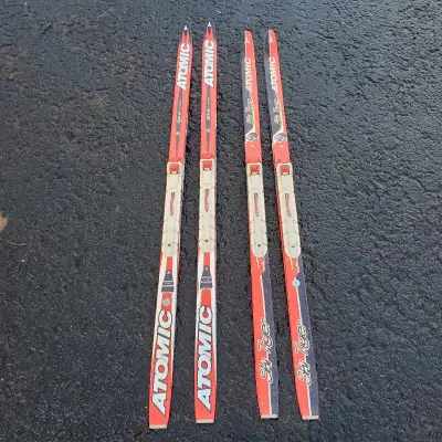 130 cm / 140cm Atomic Cross Country Skis with SNS PROFIL Bindings $145 each set Excellent Condition...